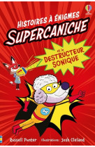 Supercaniche et le destructeur sonique - Histoires à énigmes - dès 6 ans