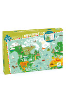 PUZZLE OBSERVATION TOUR DU MONDE