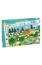 PUZZLE OBSERVATION FERME - 35 PCS