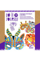 MASQUES MOSAIQUES DIY- - ANIMAUX DE LAMASQUES