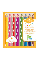 8 CRAYONS DE COULEURS POUR LES PETITS