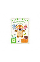 8 CARTES D-INVITATION ANIMAUX SAUVAGES