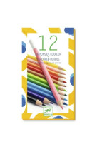 12 CRAYONS DE COULEUR