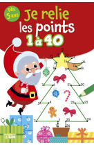 RELIE LES POINTS 1 A 40 NOEL