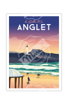 AFFICHES ANGLET LES SABLES D-OR 50X70