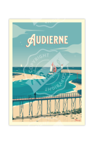 AFFICHES AUDIERNE LA PASSERELLE 50X70CM 350 G/M?