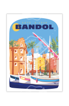 AFFICHE BANDOL LE PORT