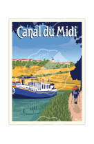 AFFICHE CANAL DU MIDI LA RANDONN?E