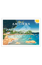 AFFICHE CAP D-ANTIBES