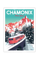 AFFICHES CHAMONIX 50X70CM