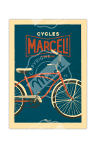 AFFICHES MARCEL - CYCLES 30CM X 40CM