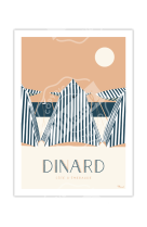 AFFICHES MARCEL SMALL EDITION - DINARD C?TE D-EMERAUDE 30CM X 40CM 350 G/M?