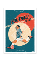 AFFICHES MARCEL - FOOTBALL 30CM X 40CM