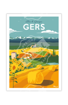 AFFICHE GERS COEUR DE GASCOGNE