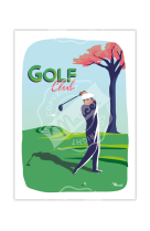 AFFICHES MARCEL - GOLF CLUB - 30X40CM