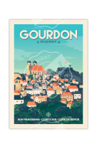 AFFICHES GOURDON  50X70CM 350 G/M?