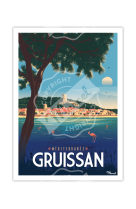 AFFICHE GRUISSAN 50X70CM