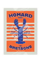 AFFICHES MARCEL - HOMARD DE BRETAGNE 30CM X 40CM 350 G/M?