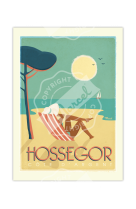 AFFICHES MARCEL SMALL EDITION - HOSSEGOR C?TE D-ARGENT 30CM X 40CM 350 G/M?