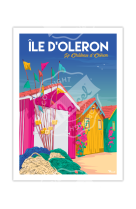 AFFICHES MARCEL SMALL EDITION - ILE D-OLERON CHÂTEAU D-OLÉRON 30CM X 40CM 350 G/M²