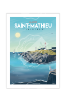 AFFICHES MARCEL SMALL EDITION - POINTE ST-MATHIEU  30CM X 40CM 350 G/M?