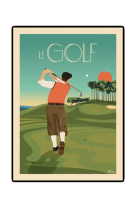 AFFICHES LE GOLF  350 G/M?