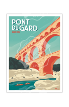 AFFICHES MARCEL - LE PONT DU GARD 30CM X 40CM 350 G/M?