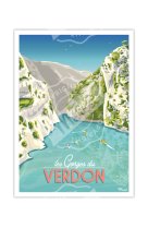 AFFICHES GORGES DU VERDON 50X70CM