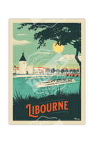 AFFICHES LIBOURNE  50X70CM 350 G/M?