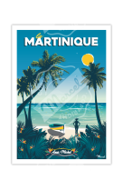 AFFICHES MARTINIQUE ? ANSE MICHEL?50X70CM 350 G/M?