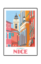 AFFICHES NICE  LE VIEUX NICE  50X70CM  350 G/M²