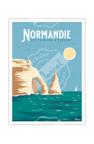 CARTES POSTALES MARCEL NORMANDIE LES FALAISES D-ETRETAT