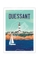 AFFICHES MARCEL SMALL EDITION - OUESSANT 30CM X 40CM 350 G/M?