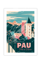 AFFICHES MARCEL SMALL EDITION - PAU PORTE DES PYR?N?ES  30CM X 40CM 350 G/M?