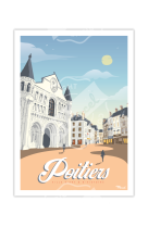 AFFICHES MARCEL SMALL EDITION - POITIERS -  30X40CM 350 G/M?