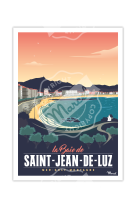 AFFICHES MARCEL -  SAINT JEAN DE LUZ SAINTE BARBE 50X70CM  350 G/M?