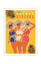 AFFICHES MARCEL - THE FRENCH RIVIERA 30CM X 40CM 350 G/M?