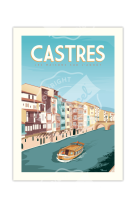 AFFICHES MARCEL SMALL EDITION - CASTRES 30CM X 40CM 350 G/M²