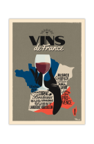 AFFICHES MARCEL - VINS DE FRANCE 30X40CM 350 G/M?