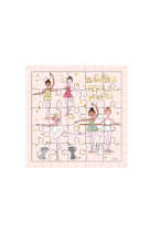 CARTE PUZZLE BALLET DE BISOUS