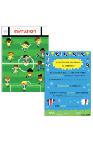 CARTE INVITATION FOOT