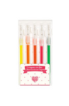 5 CRAYONS CIRE FLUO