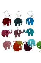 GUIRLANDE ELEPHANTS MULTI