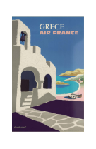 AFFICHE AIR FRANCE LEGEND GR?CE, CLOCHER AFL0093 50X70 EN TUBE