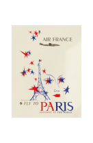 AFFICHE AIR FRANCE LEGEND FLY TO PARIS, GATEWAY TO THE WORLD AFL0066 50X70 EN TUBE