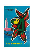 AFFICHE AIR FRANCE LEGEND ITALIE, CARNAVAL DE VENISE AFL0110 30X40 EN POCHETTE GIFT