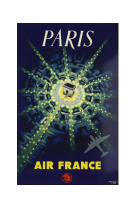 AFFICHE AIR FRANCE LEGEND PARIS, ARC DE TRIOMPHE AFL0080 30X40 EN POCHETTE GIFT