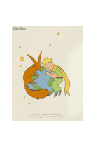 AFFICHE LE PETIT PRINCE LE PETIT PRINCE, LE RENARD ET LA TERRE LPP0012 30X40 EN POCHETTE GIFT