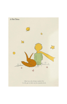 AFFICHE LE PETIT PRINCE RENARD ET CHEVEUX D-OR LPP0008 30X40 EN POCHETTE GIFT