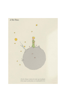 AFFICHE LE PETIT PRINCE ASTÉROÏDE B 612 LPP0001 50X70 EN TUBE